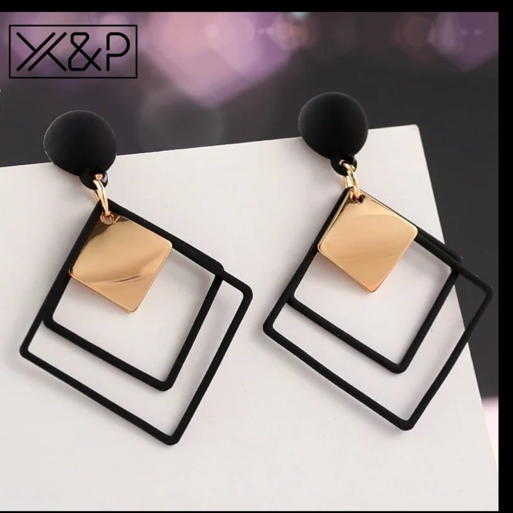 Summer Korean Geometric Vintage Earrings for - Picture 4 of 5
